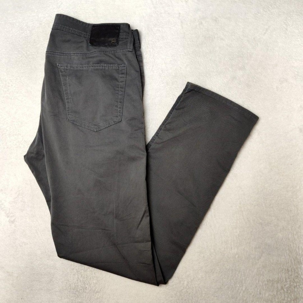 Adriano Goldschmied Pants‎ Mens 35x34 Gray Tellis Chino Modern Slim Stretch Work